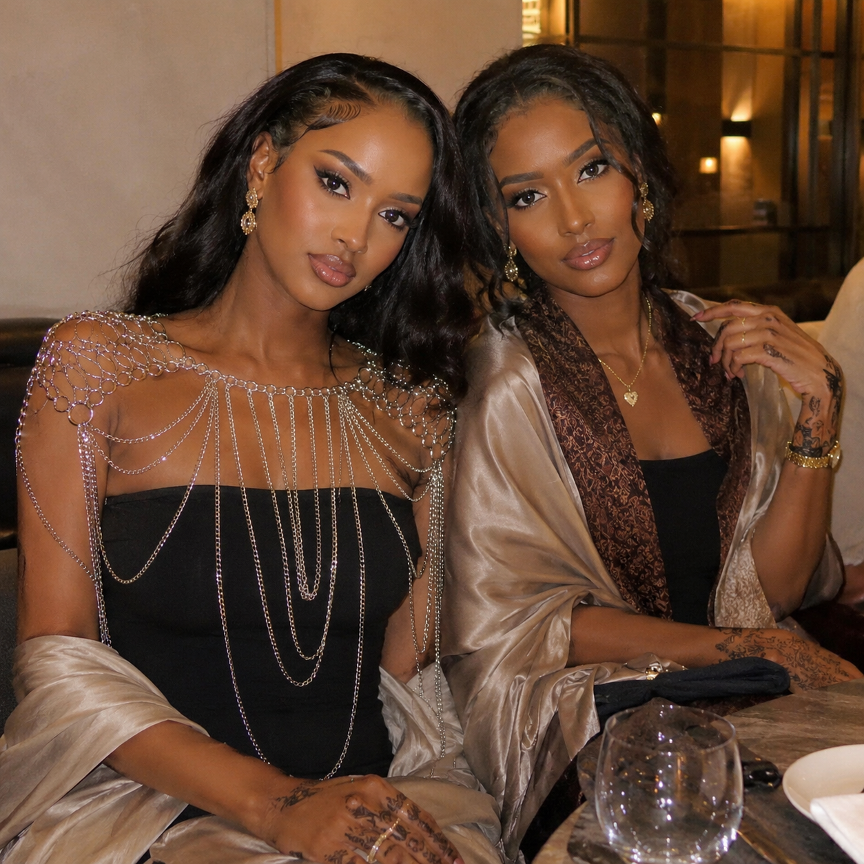 Draped Necklace Shoulder Arm Body Chain