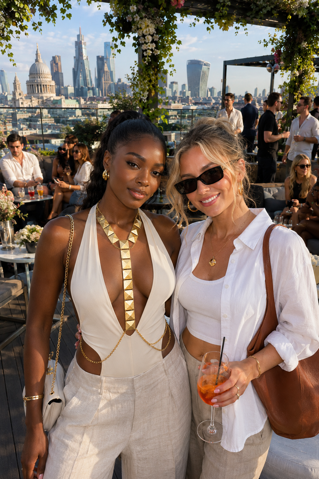 „VIXEN“ URBANE GLAM-GOLDKÖRPERKETTE