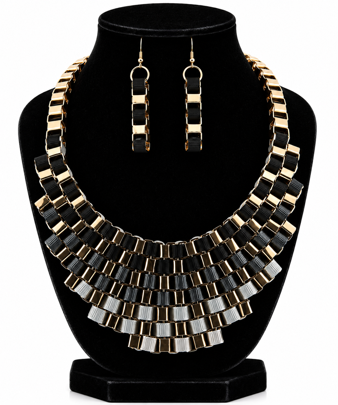 Chunky Multicolor Statement Necklace