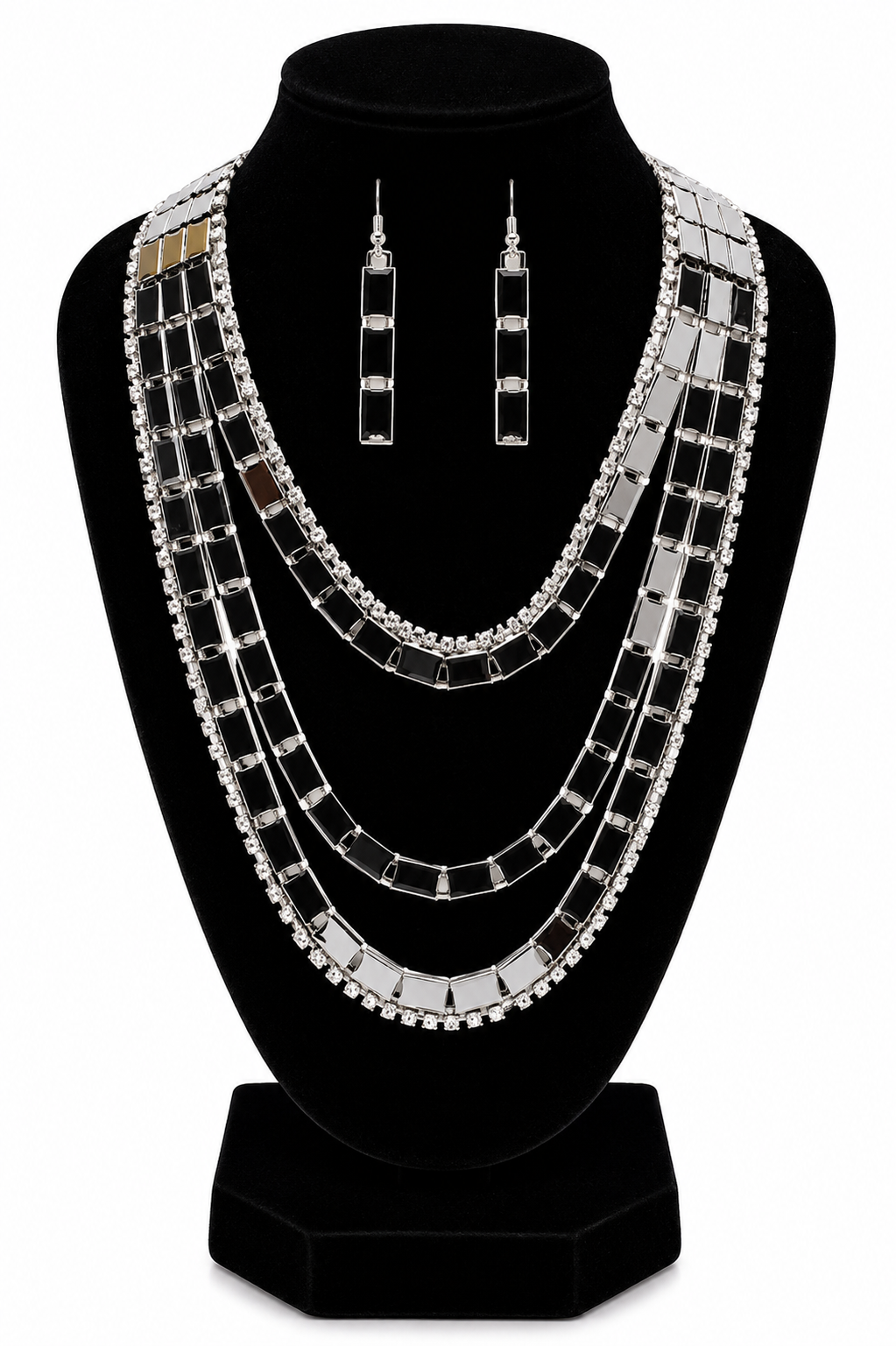 Vintage layered fashion necklace