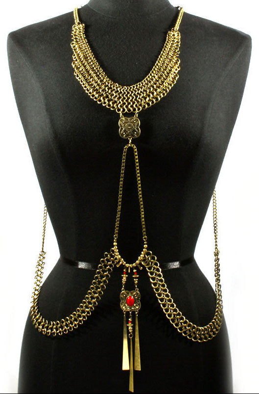 'ZITA' ARMOUR BODY CHAIN