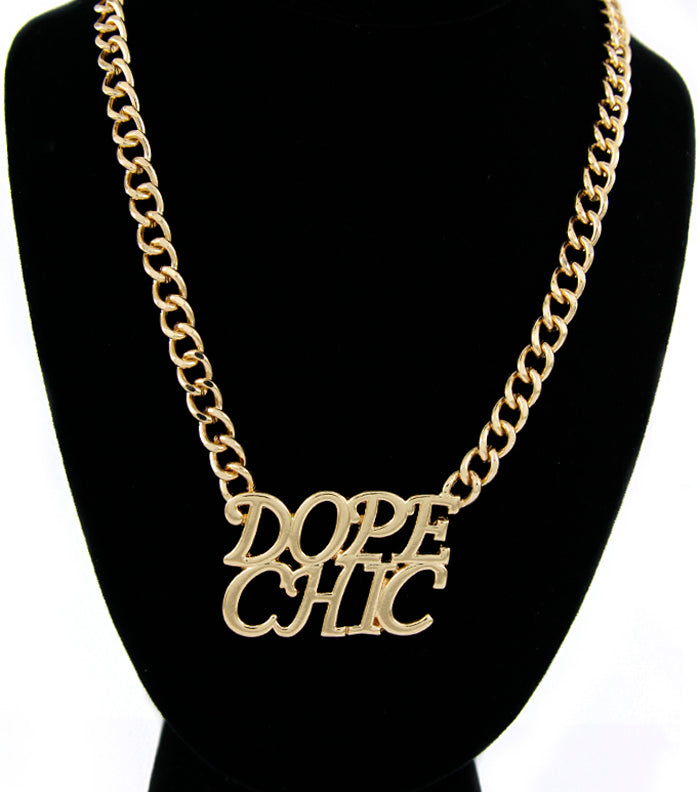'Dope Chic' Statement-Halskette