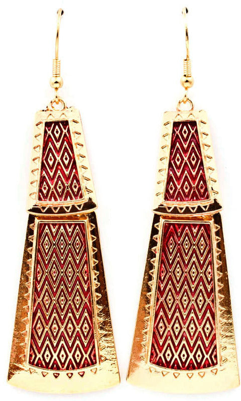 'Cleopatra' Fish Hook Earring