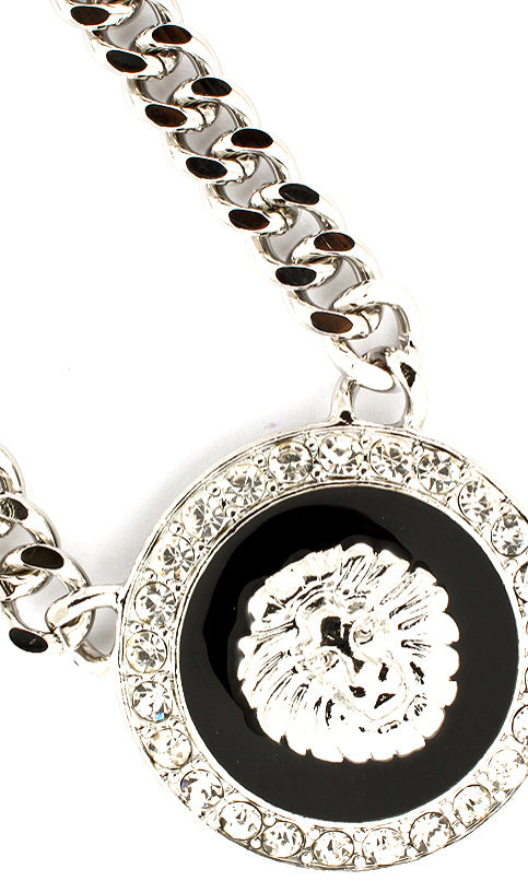 LIONHEAD CRYSTAL NECKLACE
