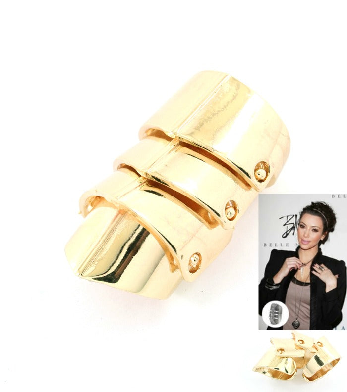 'KIM' URBAN GLAM STATEMENT-RING