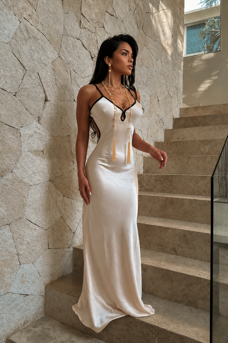 Halsketten-Set „Coco“ im Lagenlook