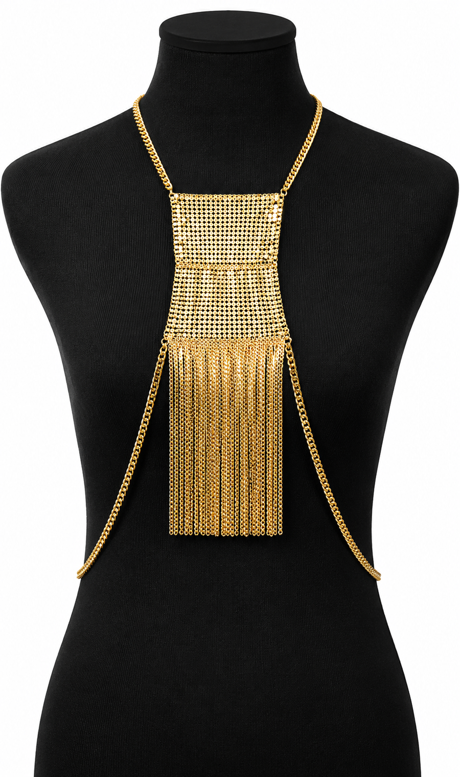 ‘ZARA’ TASSEL BODY CHAIN - GOLD