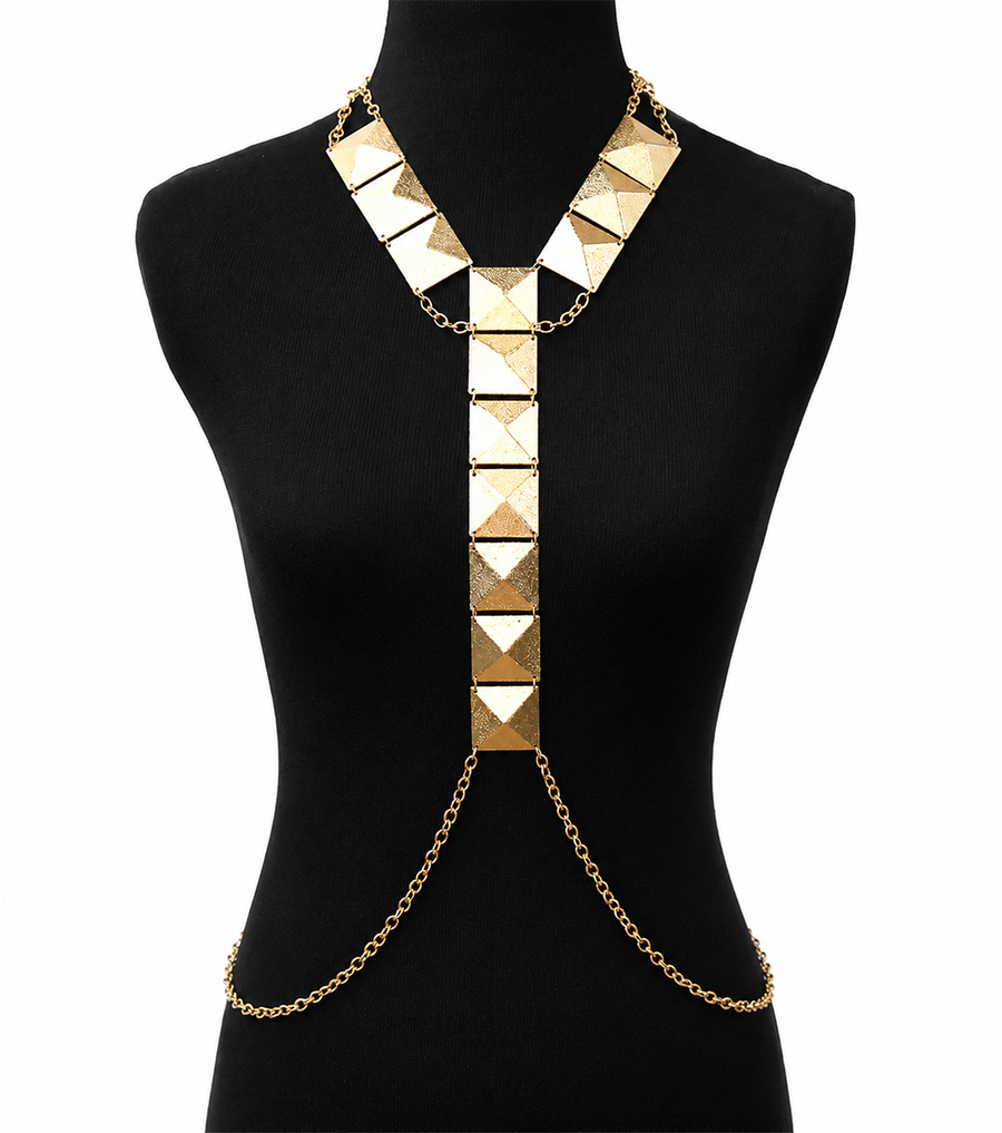 „VIXEN“ URBANE GLAM-GOLDKÖRPERKETTE