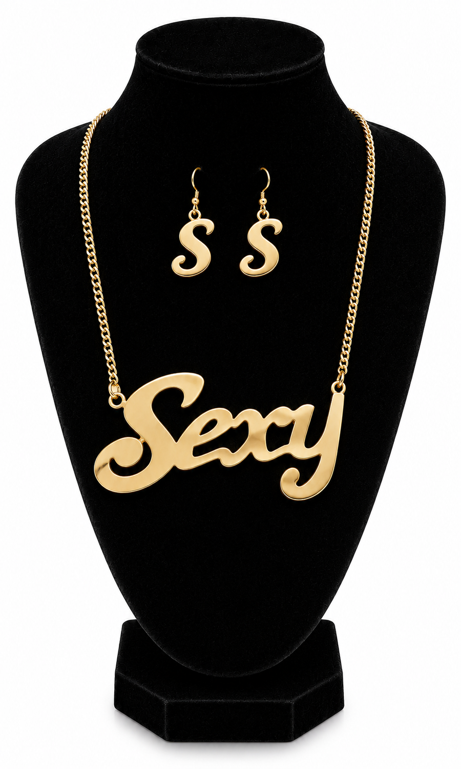Gold plated necklace SEXY
