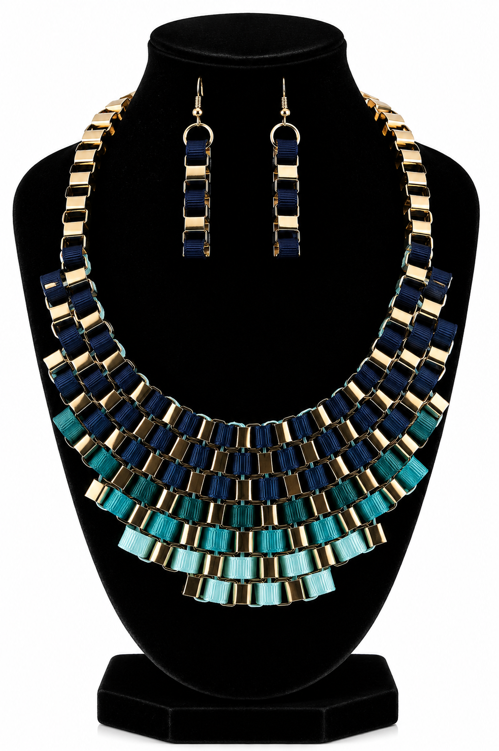 Chunky Multicolor Statement Necklace