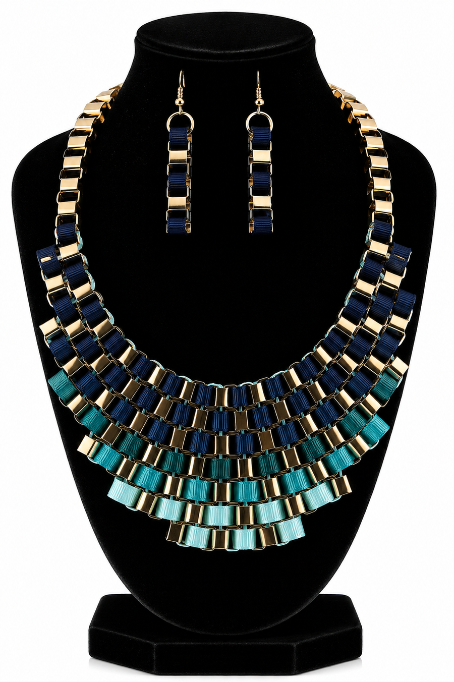 Chunky Multicolor Statement Necklace