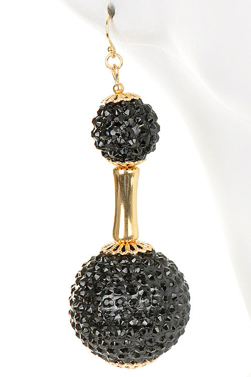 Women Glass Drop Earrings