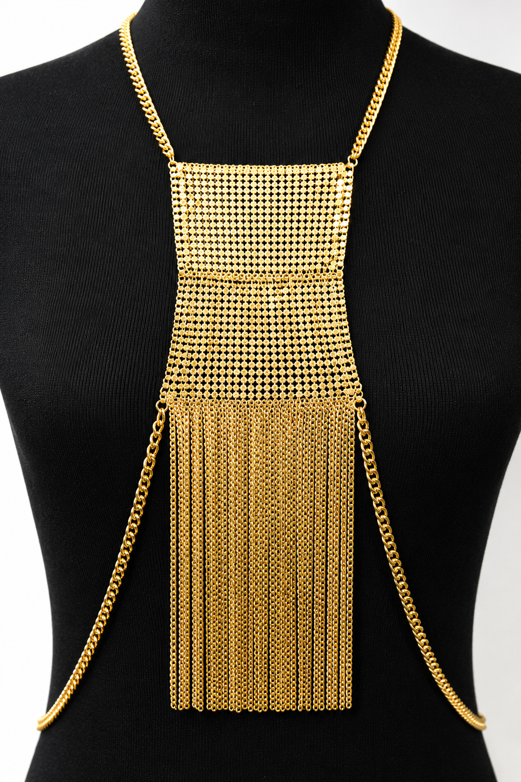 ‘ZARA’ TASSEL BODY CHAIN - GOLD