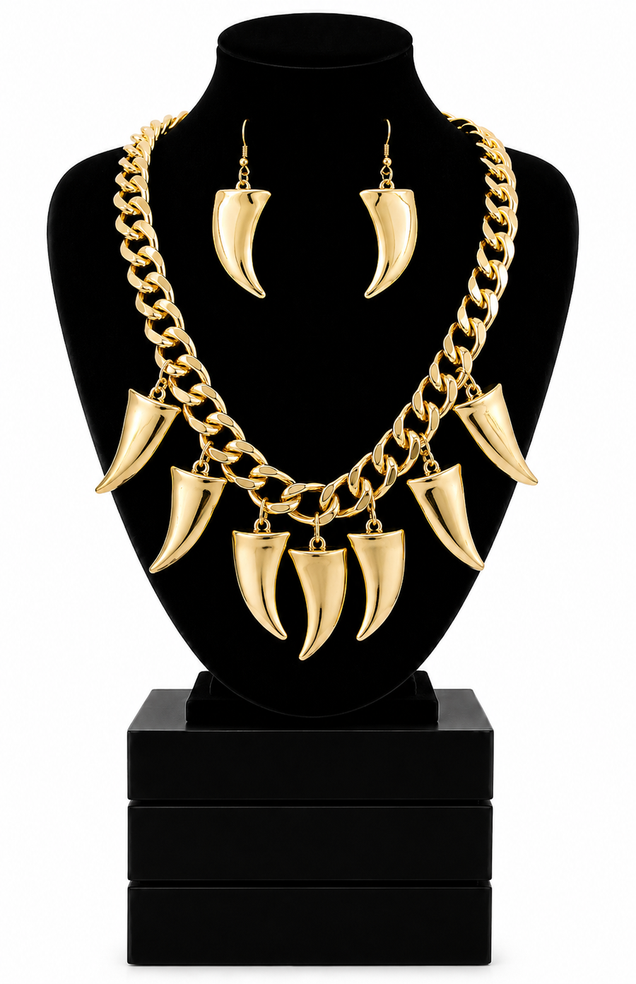 Halsband und Ohrringset