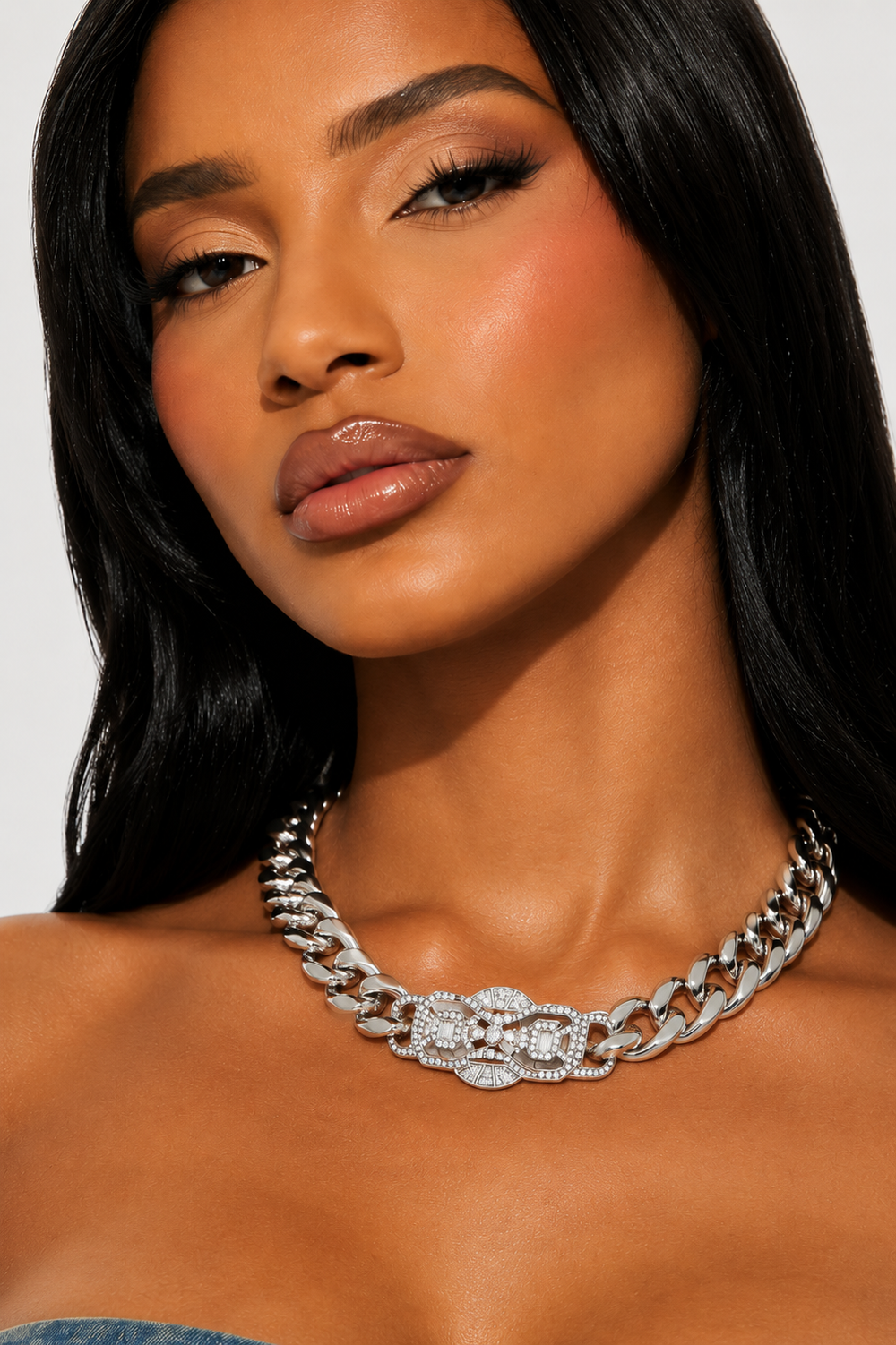 “RIHANNA”  ID CHAIN NECKLACE