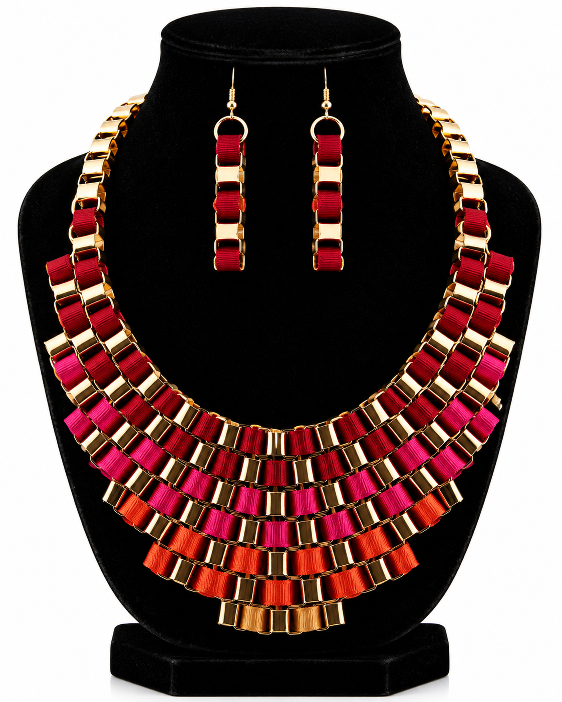 Chunky Multicolor Statement Necklace