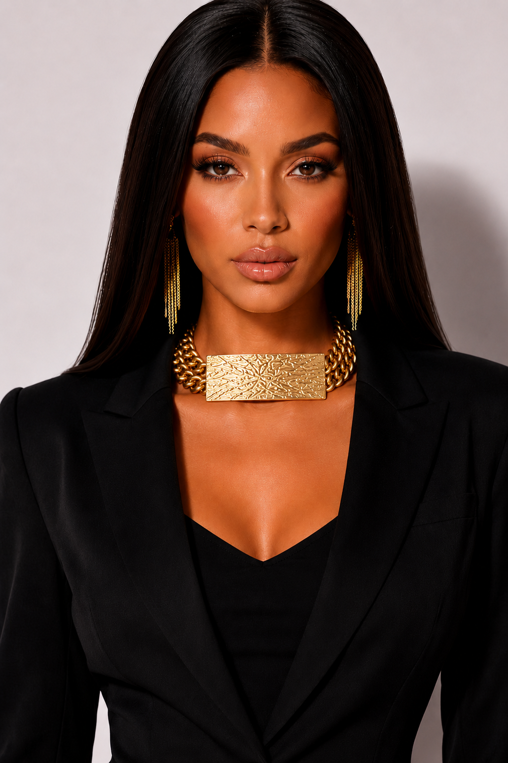'RIHANNA' ID-HALSBAND UND OHRRING-SET