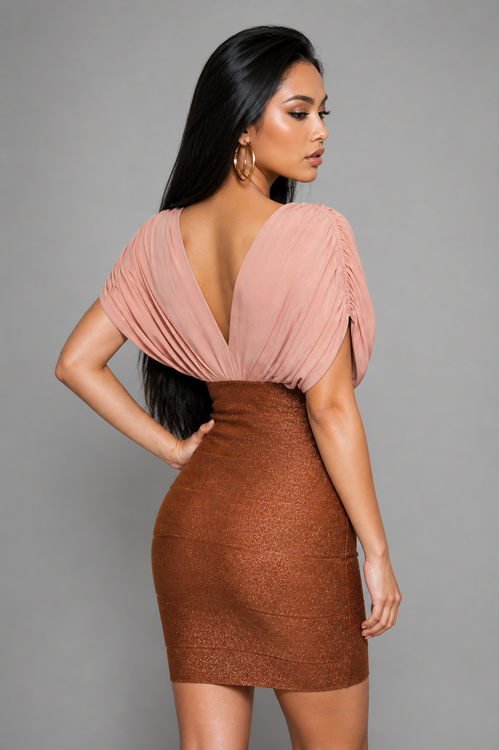 "KHLOE" 2 - FER BODYCON BANDAGE KLEID