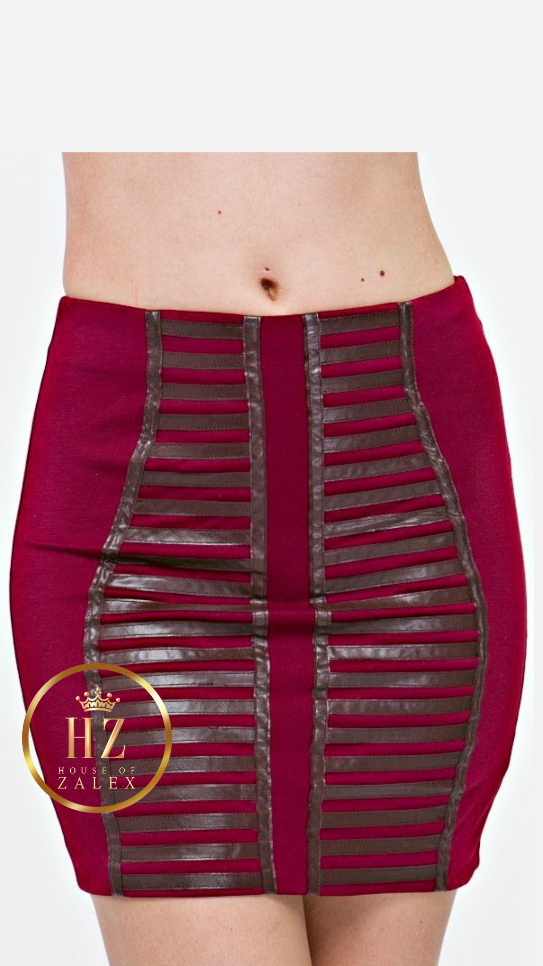 'ZINA'  BODYCON BANDAGE SKIRT