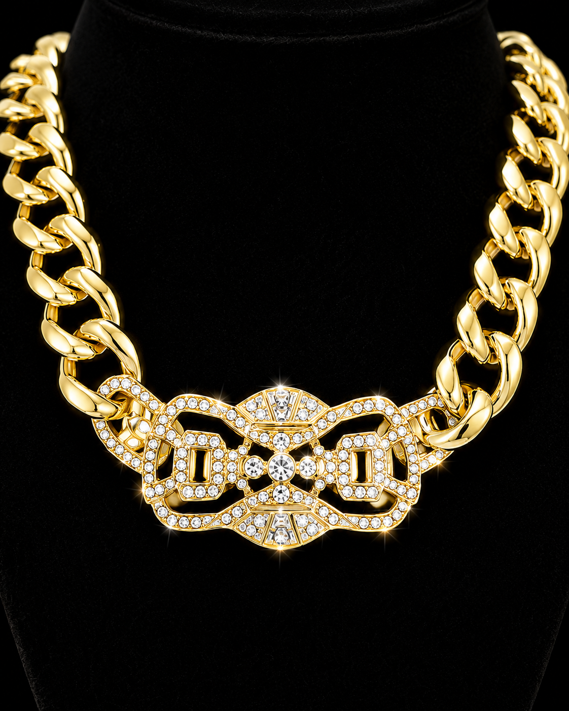„RIHANNA“ IDENTITÄTSKETTENHALSKETTE – GOLD