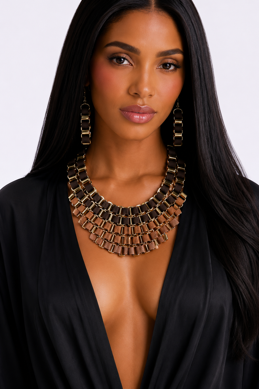 Chunky Multicolor Statement Necklace