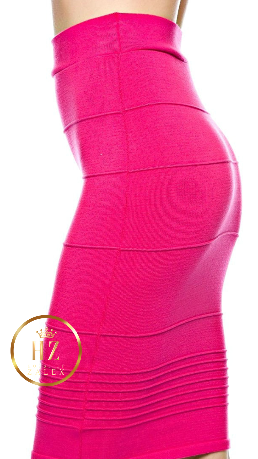 'HEIDI' BODYCON BANDAGE PENCIL SKIRT