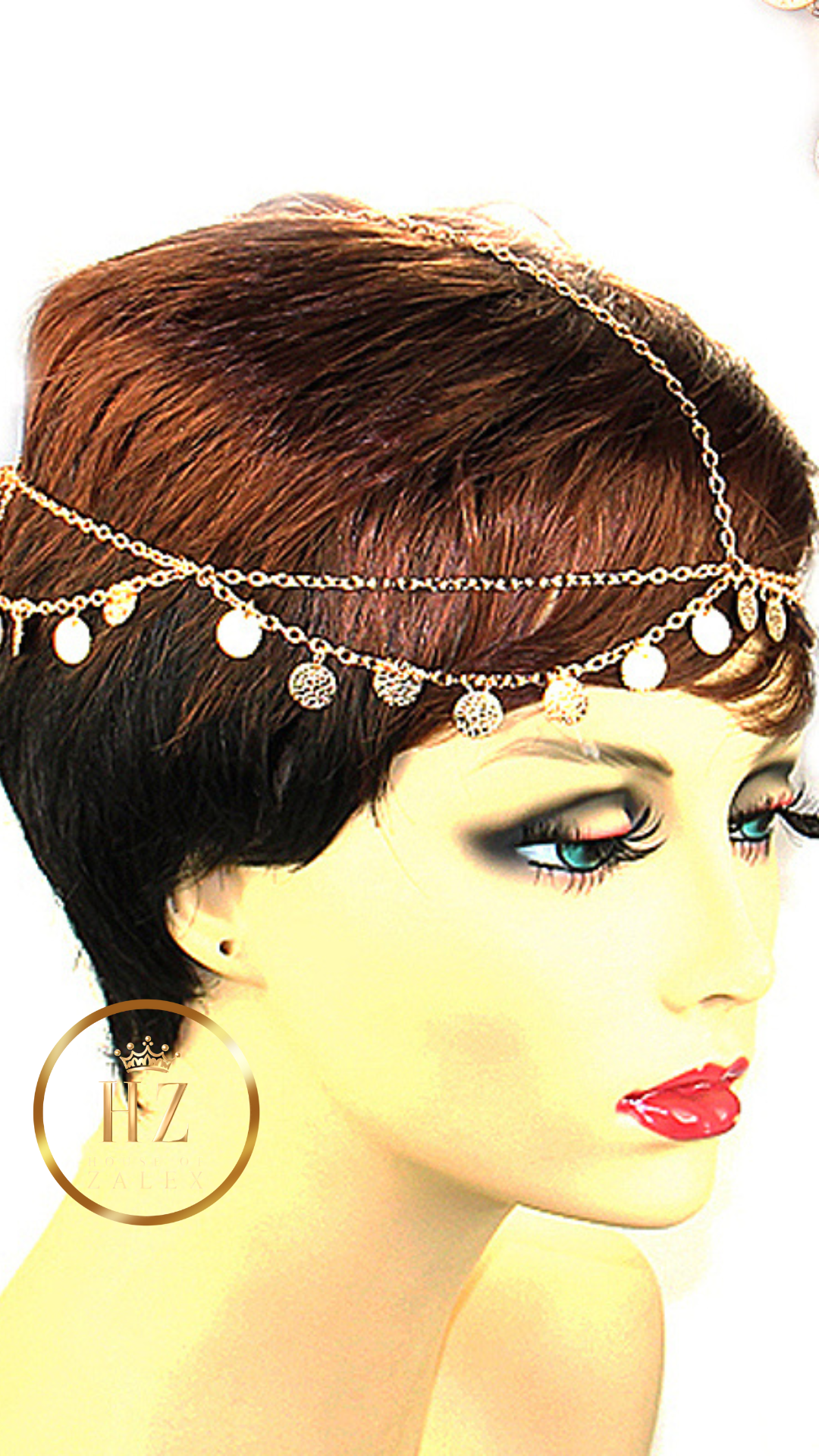 'JEN’ URBAN GLAM GOLD HEADCHAIN