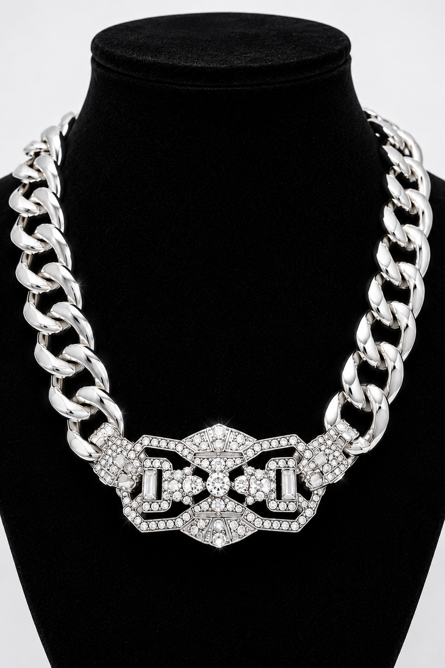“RIHANNA”  ID CHAIN NECKLACE