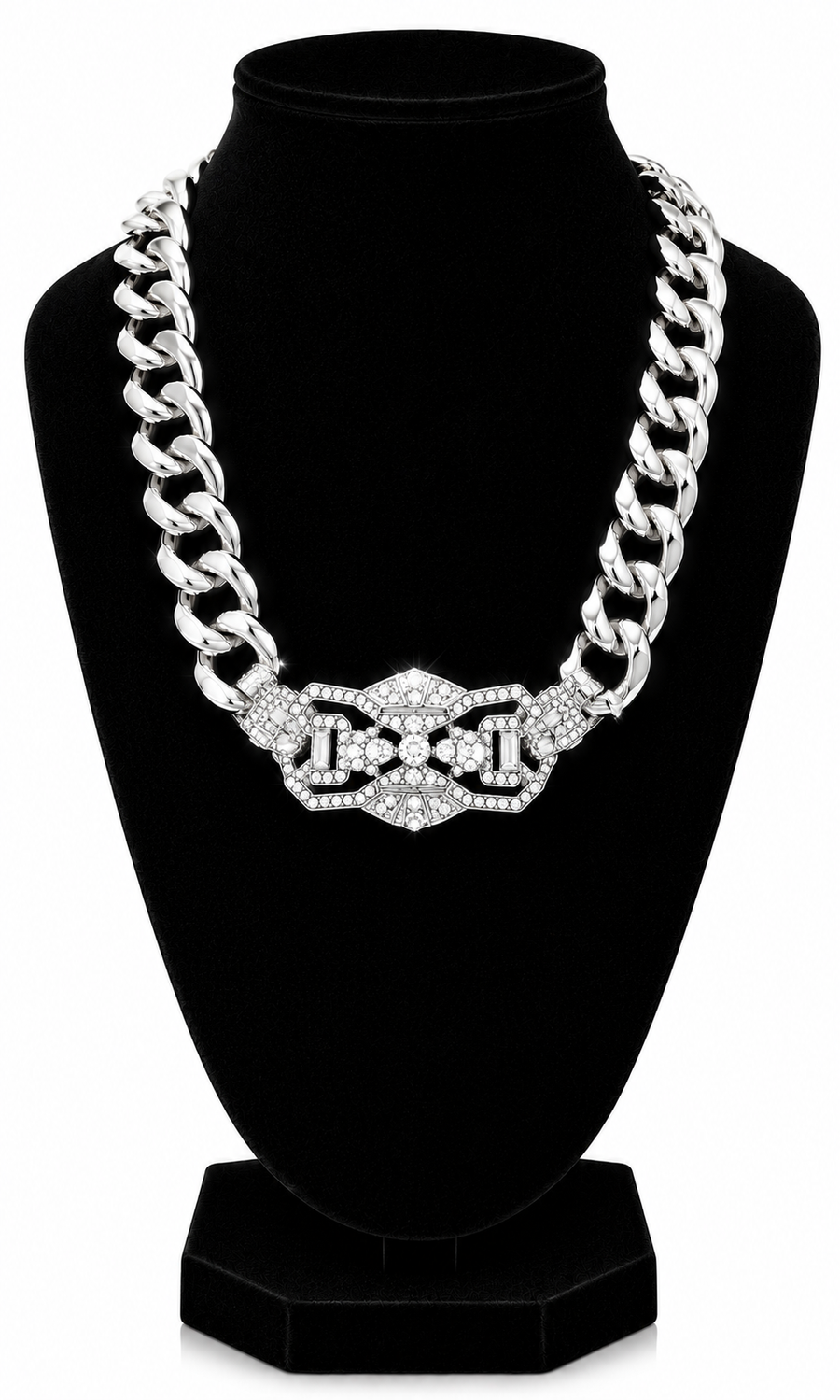 “RIHANNA”  ID CHAIN NECKLACE
