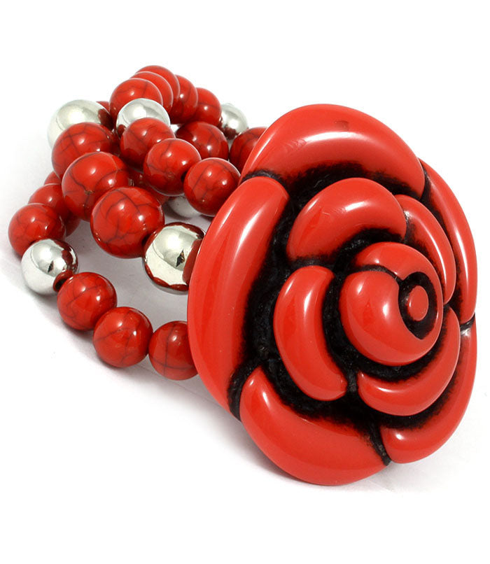 Stylish floral vintage bracelet bangles from House of Zalex showcasing feminine and classic jewelry design