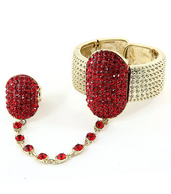 Gorgeous Luminous Real Stones Bangle for Girls/Women