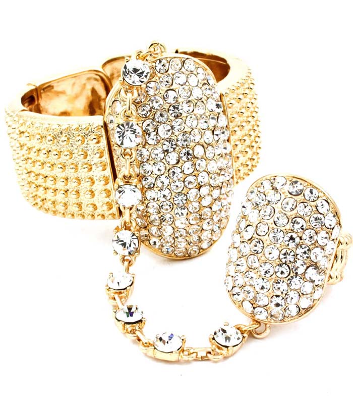 Gorgeous Luminous Real Stones Bangle for Girls/Women