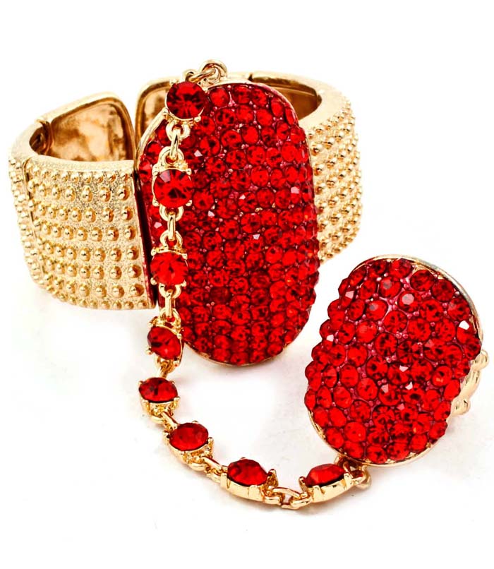 Gorgeous Luminous Real Stones Bangle for Girls/Women