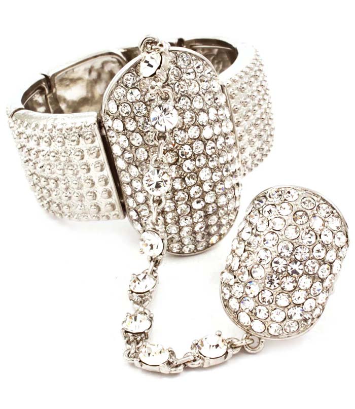 Gorgeous Luminous Real Stones Bangle for Girls/Women