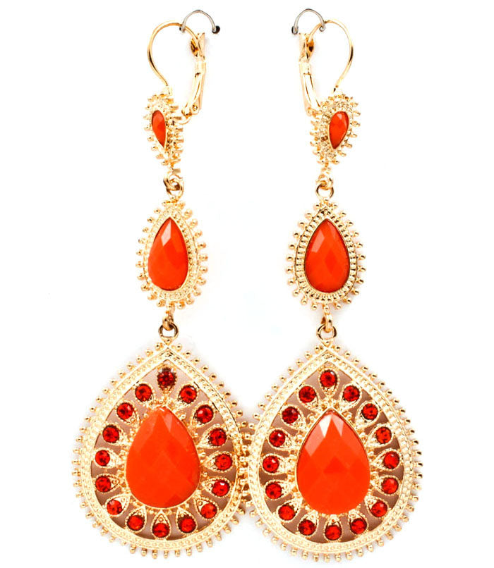 Bold statement earrings for women by House of Zalex featuring trendy oversized fashion jewelry design