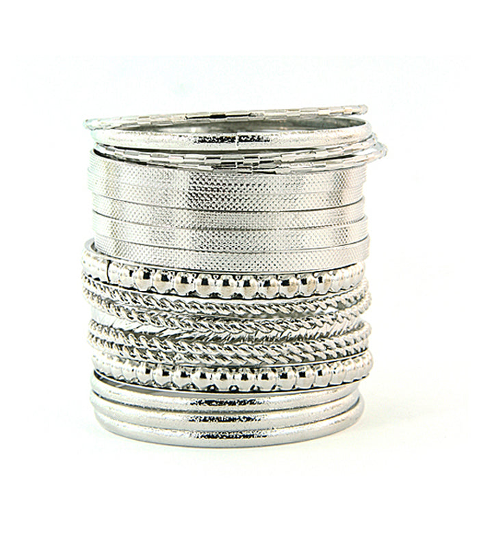 Stylish vintage bracelet cuff set from House of Zalex showcasing elegant stacked fashion jewelry for women