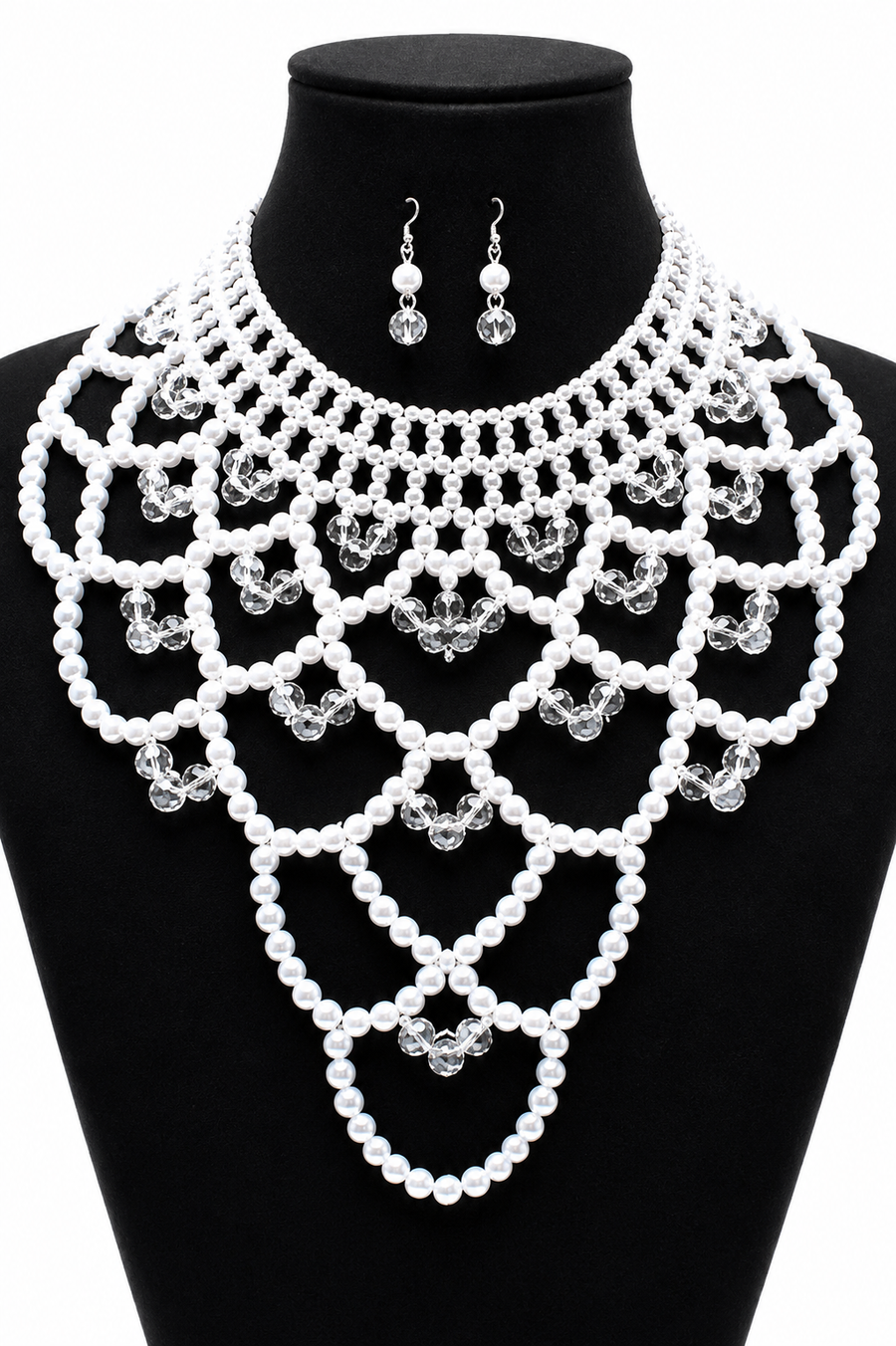 Vintage pearl body chain set