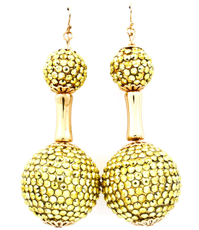 Trendy glass drop earrings for women from House of Zalex showcasing chic and modern fashion jewelry
