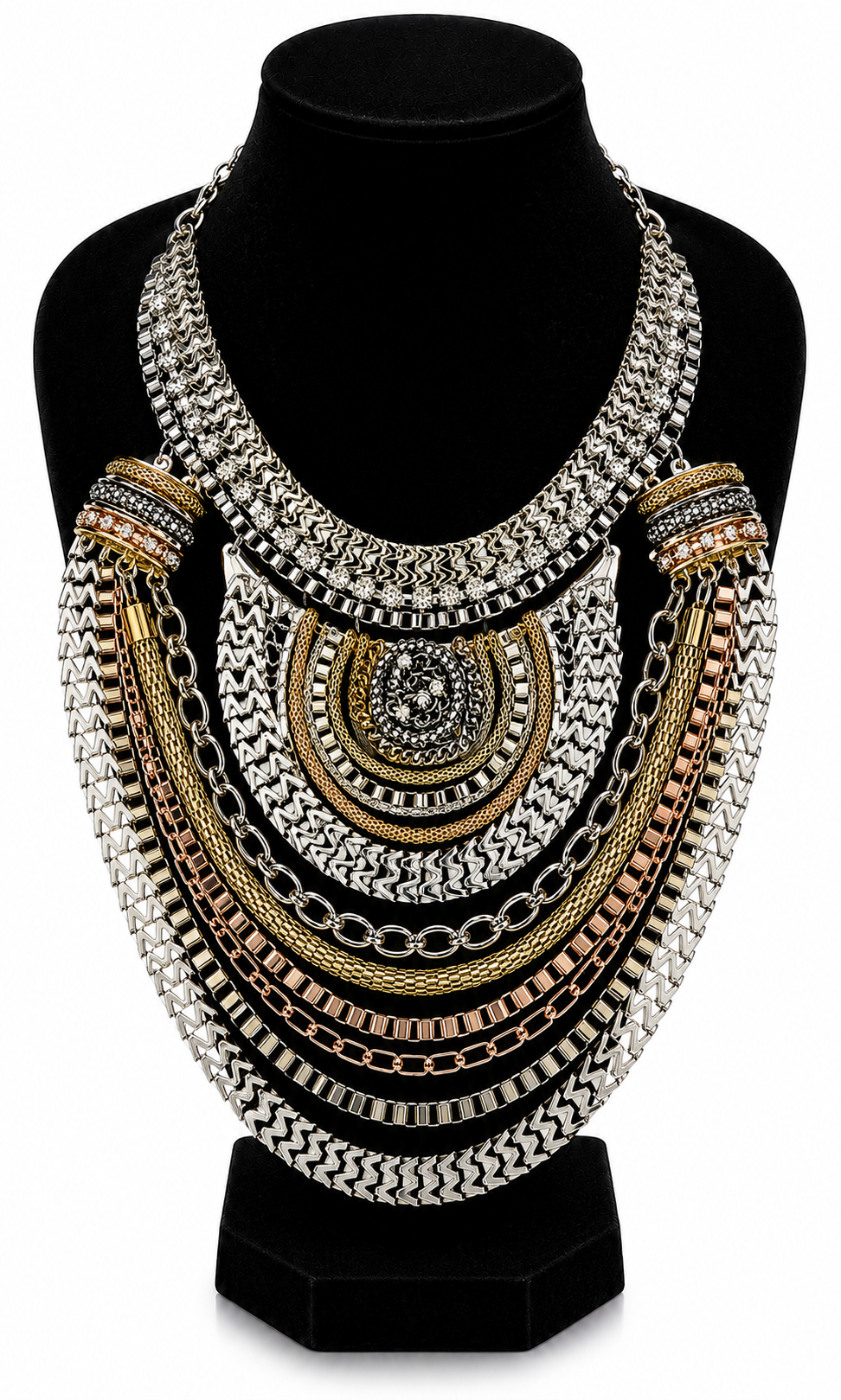 Ethnic Tribal Statement Necklace