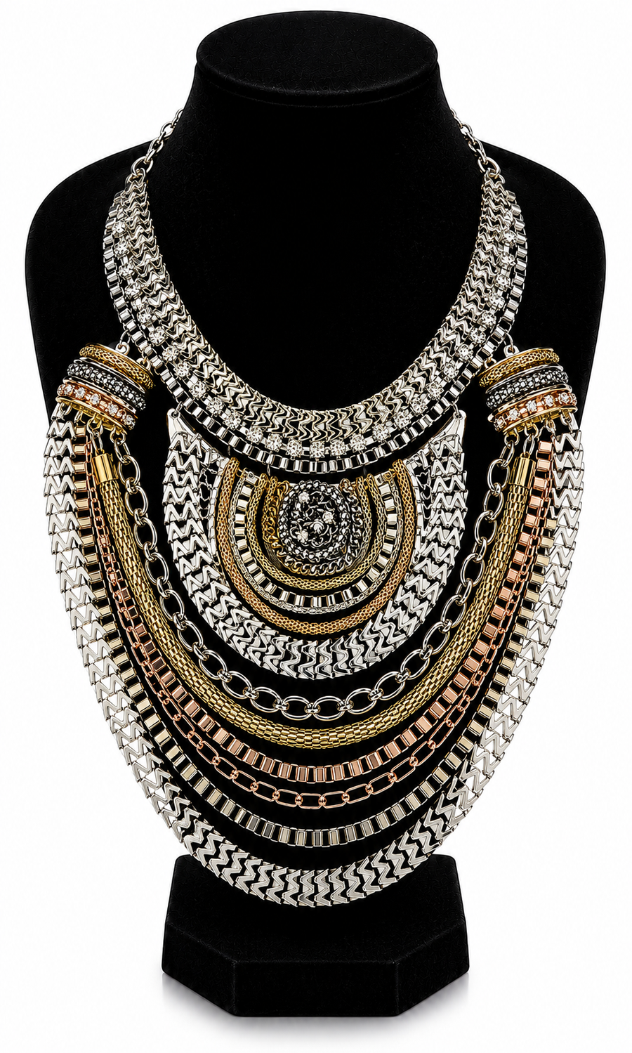 Ethnic Tribal Statement Necklace
