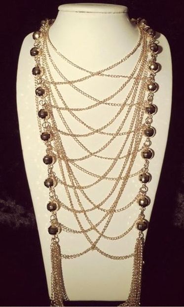 'COCO' LONG LAYERED NECKLACE SET