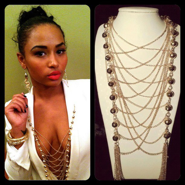 'COCO' LONG LAYERED NECKLACE SET