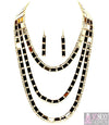 “Elle”  Crystal Necklace and Earring Set