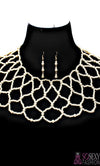 Pearl Necklace and Earring set