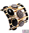 “Jade” Exotic Black Stretch Bracelet