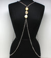 'ZARA'  SILVER BODY CHAIN