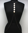 "ZINA"  SILVER BODY CHAIN