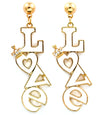 Queen of Love  Crystal Stud Earrings