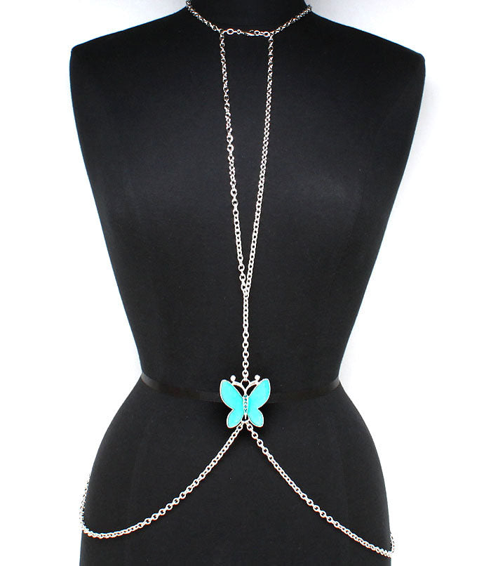 BUTTERFLY  BODY CHAIN