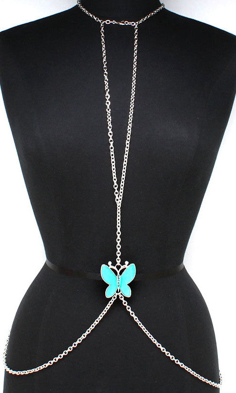 BUTTERFLY  BODY CHAIN